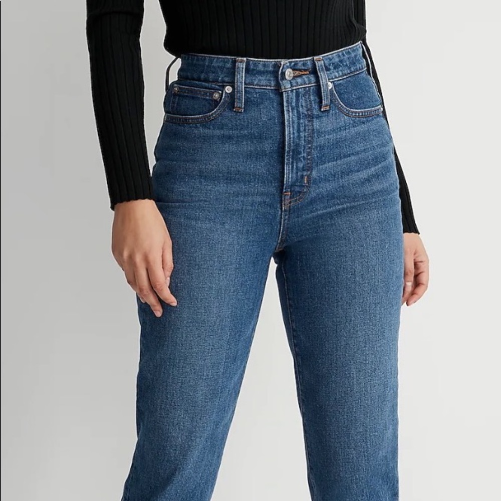 The Curvy Perfect Vintage Straight Jean in Mayfield Wash from Madewell